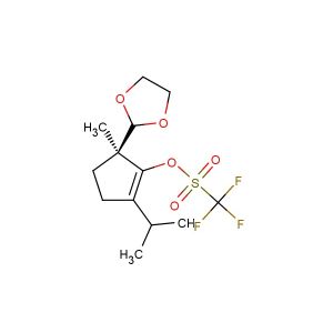 (R)-5-(1,3-dioxolan-2-yl)-2-isopropyl-5-methylcyclopent-1-en-1-yl trifluoromethanesulfonate