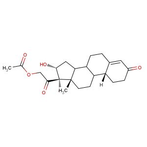 2-((10R,13S,16R,17S)-16,17-dihydroxy-13-methyl-3-oxo-2,3,6,7,8,9,10,11,12,13,14,15,16,17-tetradecahydro-1H-cyclopenta[a]phenanthren-17-yl)-2-oxoethyl acetate