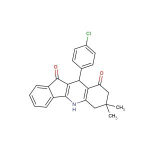 10-(4-chlorophenyl)-7,7-dimethyl-6,7,8,10-tetrahydro-5H-indeno[1,2-b]quinoline-9,11-dione