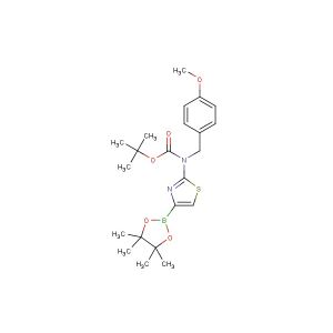 tert-butyl (4-methoxybenzyl)(4-(4,4,5,5-tetramethyl-1,3,2-dioxaborolan-2-yl)thiazol-2-yl)carbamate