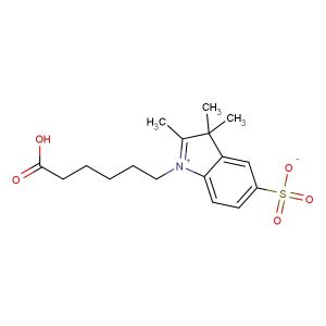 1-(5-carboxypentyl)-2,3,3-trimethyl-3H-indol-1-ium-5-sulfonate