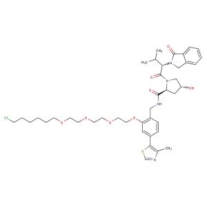 VH285-PEG4-C4-Cl; HaloPROTAC 3