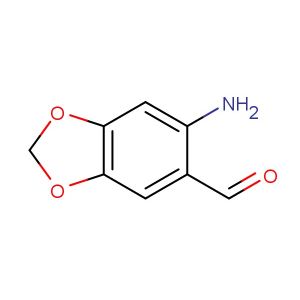 6-aminobenzo[d][1,3]dioxole-5-carbaldehyde