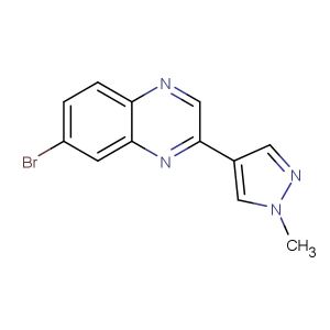 7-bromo-2-(1-methyl-1H-pyrazol-4-yl)quinoxaline