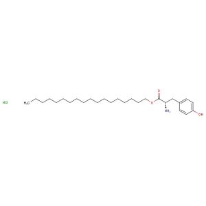 (S)-octadecyl 2-amino-3-(4-hydroxyphenyl)propanoate hydrochloride