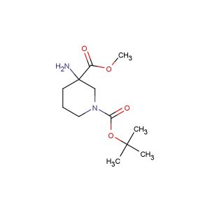 1-(tert-butyl) 3-methyl 3-aminopiperidine-1,3-dicarboxylate