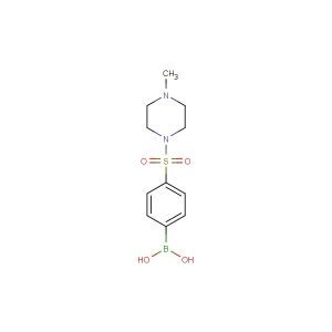 [4-[(4-methyl-1-piperazinyl)sulfonyl]phenyl]boronic acid