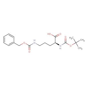 Boc-Orn(Z)-OH(Synonyms: Nϫ-Boc-NѴ-Cbz-L-ornithine)