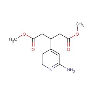 dimethyl 3-(2-aminopyridin-4-yl)pentanedioate