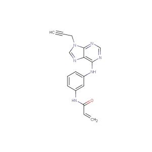 N-(3-((9-(prop-2-yn-1-yl)-9H-purin-6-yl)amino)phenyl)acrylamide