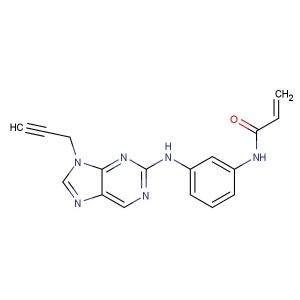 N-(3-((9-(prop-2-yn-1-yl)-9H-purin-2-yl)amino)phenyl)acrylamide