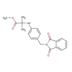 methyl 2-((4-((1,3-dioxoisoindolin-2-yl)methyl)phenyl)amino)-2-methylpropanoate