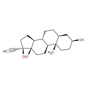 (3S,5S,8R,9S,10S,13S,14S,17R)-17-ethynyl-10,13-dimethylhexadecahydro-1H-cyclopenta[a]phenanthrene-3,17-diol