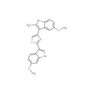 2-(6-methoxy-1H-indol-3-yl)-4-(5-methoxy-2-methyl-1H-indol-3-yl)thiazole