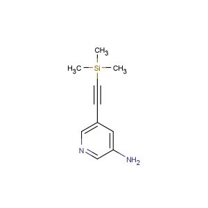 5-(2-(trimethylsilyl)ethynyl)pyridin-3-amine