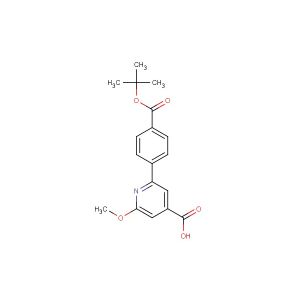 2-(4-(tert-Butoxycarbonyl)phenyl)-6-methoxyisonicotinic acid