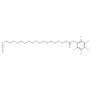 (2,3,4,5,6-pentafluorophenyl) 3-[2-[2-[2-[2-(2-azidoethoxy)ethoxy]ethoxy]ethoxy]ethoxy]propanoate