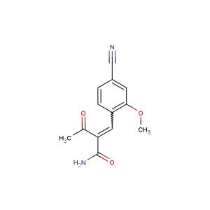 2-(4-cyano-2-methoxybenzylidene)-3-oxobutanamide