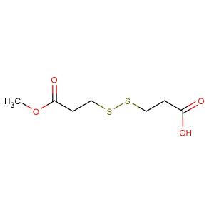 3-((3-methoxy-3-oxopropyl)disulfaneyl)propanoic acid