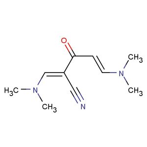 (2E,4E)-5-(dimethylamino)-2-((dimethylamino)methylene)-3-oxopent-4-enenitrile