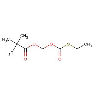 (((ethylthio)carbonyl)oxy)methyl pivalate