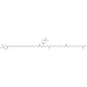 tBuO-Ste-Glu(AEEA-AEEA-OH)-OtBu(Synonyms: Semaglutide side chain)