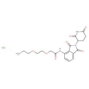 Thalidomide-amido-PEG2-NH2 hydrochloride