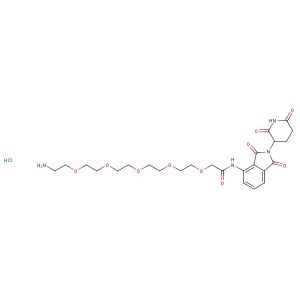 Pomalidomide-amino-PEG5-NH2 hydrochloride