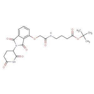 tert-butyl 4-(2-((2-(2,6-dioxopiperidin-3-yl)-1,3-dioxoisoindolin-4-yl)oxy)acetamido)butanoate
