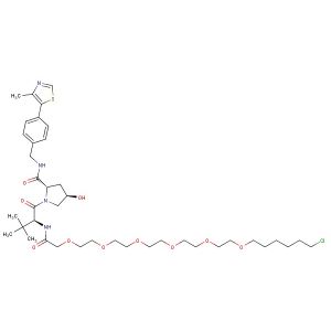 (S,R,S)-AHPC-PEG6-C4-Cl(Synonyms: VH032-PEG6-C4-Cl; VHL Ligand-Linker Conjugates 10; E3 ligase Ligand-Linker Conjugates 9)