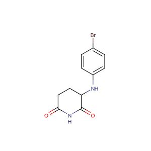 3-((4-bromophenyl)amino)piperidine-2,6-dione