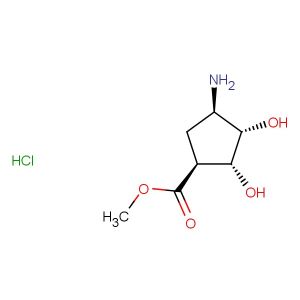 methyl (1S,2R,3S,4R)-4-amino-2,3-dihydroxycyclopentane-1-carboxylate hydrochloride