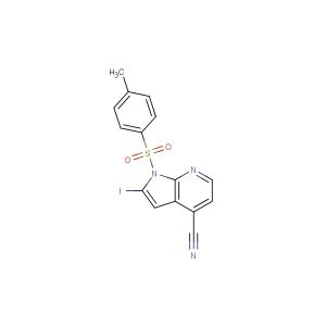 2-iodo-1-tosyl-1H-pyrrolo[2,3-b]pyridine-4-carbonitrile