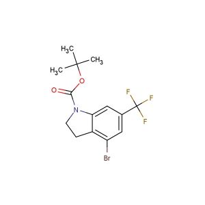 tert-butyl 4-bromo-6-(trifluoromethyl)indoline-1-carboxylate