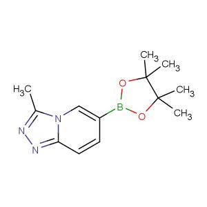 3-methyl-6-(4,4,5,5-tetramethyl-[1,3,2]dioxaborolan-2-yl)-[1,2,4]triazolo[4,3-a]pyridine