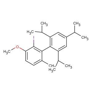 2-iodo-3-methoxy-6-methyl-2',4',6'-tri-i-propyl-1,1'-biphenyl