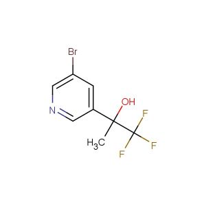 2-(5-bromopyridin-3-yl)-1,1,1-trifluoropropan-2-ol