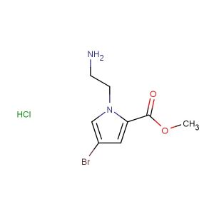 methyl 1-(2-aminoethyl)-4-bromo-1H-pyrrole-2-carboxylate hydrochloride