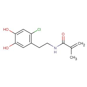 N-(2-chloro-4,5-dihydroxyphenethyl)methacrylamide