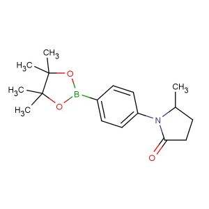 5-methyl-1-(4-(4,4,5,5-tetramethyl-1,3,2-dioxaborolan-2-yl)phenyl)pyrrolidin-2-one
