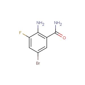 2-amino-5-bromo-3-fluorobenzamide