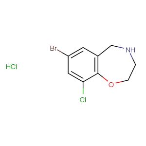 7-bromo-9-chloro-2,3,4,5-tetrahydrobenzo[f][1,4]oxazepine hydrochloride