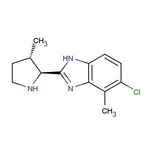 5-chloro-4-methyl-2-((2S,3S)-3-methylpyrrolidin-2-yl)-1H-benzo[d]imidazole