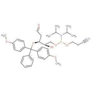 Reverse abasic phosphoramidite