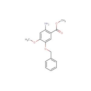 methyl 2-amino-4-methoxy-5-(phenylmethoxy)benzoate