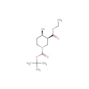 1-(tert-butyl) 3-ethyl (3S,4R)-4-hydroxypiperidine-1,3-dicarboxylate