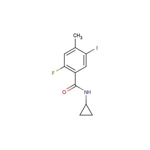 N-cyclopropyl-2-fluoro-5-iodo-4-methylbenzamide