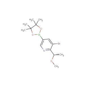 (S)-3-bromo-2-(1-methoxyethyl)-5-(4,4,5,5-tetramethyl-1,3,2-dioxaborolan-2-yl)pyridine