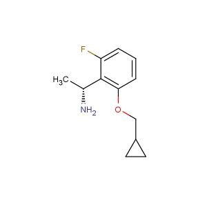 (1R)-1-[2-(cyclopropylmethoxy)-6-fluorophenyl]ethan-1-amine