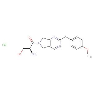 (S)-2-amino-3-hydroxy-1-(2-(4-methoxybenzyl)-5,7-dihydro-6H-pyrrolo[3,4-d]pyrimidin-6-yl)propan-1-one hydrochloride